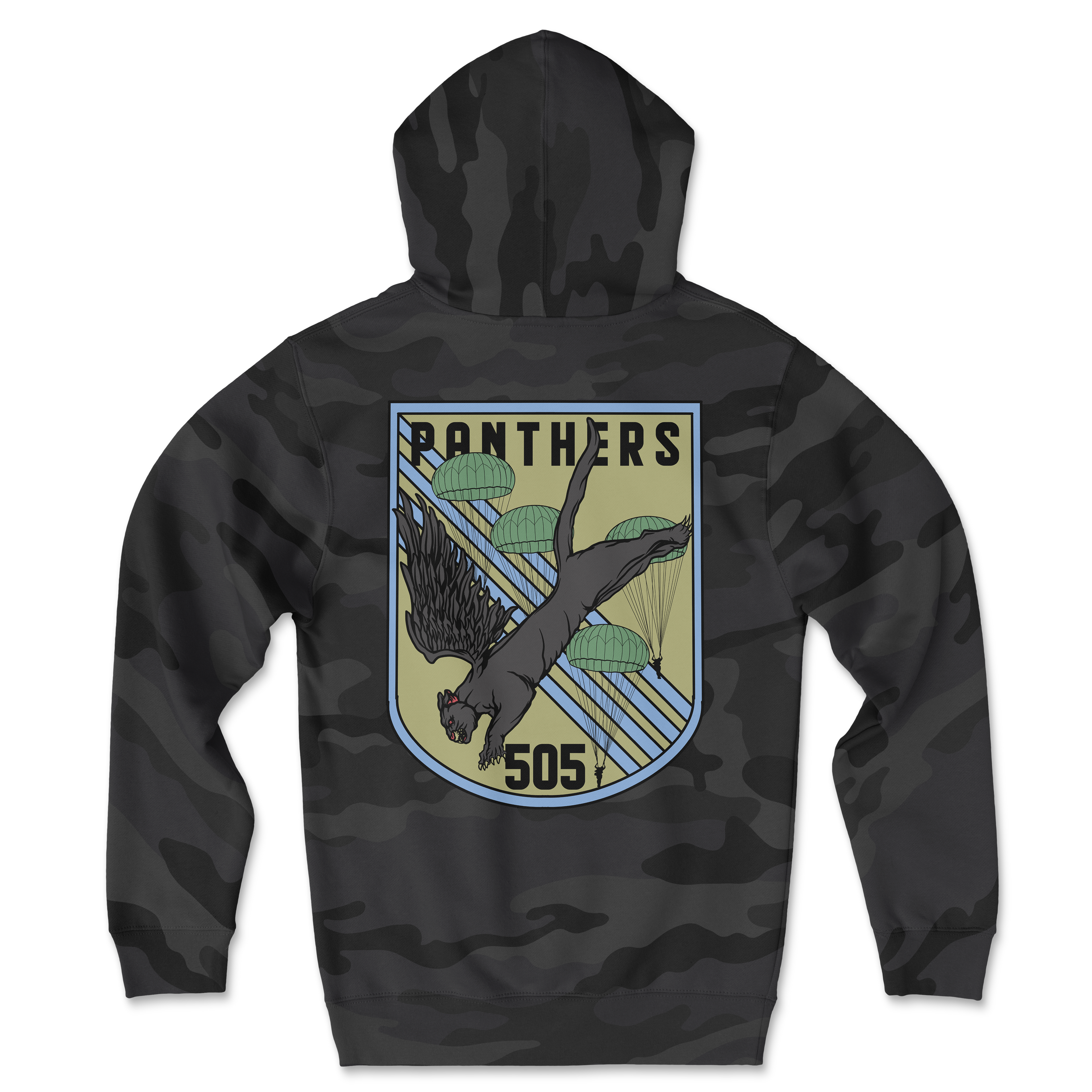 505th Panthers Remastered Camo Hoodie