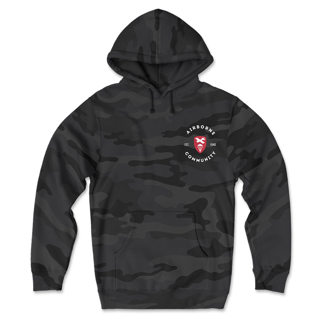 504 Devils Airborne Classic Camo Hoodie